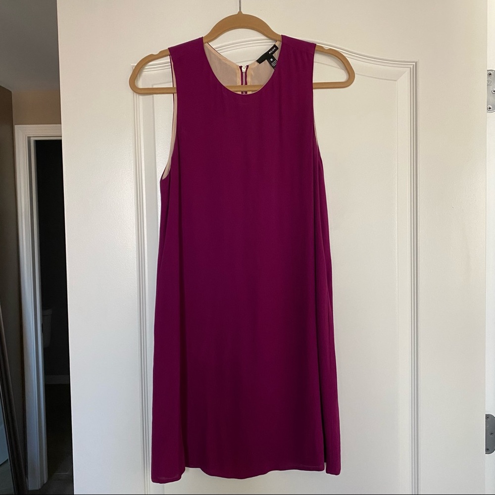 Aqua shift dress